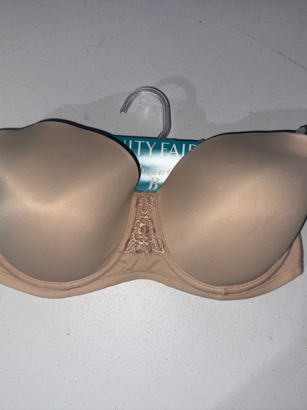 Vanity Fair Beige Strapless Molded Cup Bra